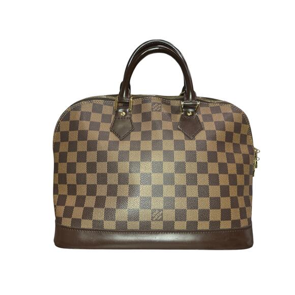 LOUIS VUITTON Damier Ebene Alma MM Bag - Picture 1 of 11